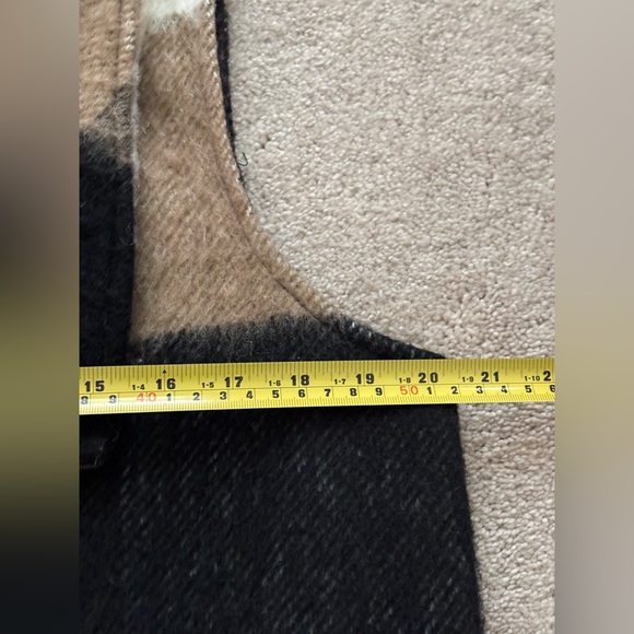 Anthropologie Elevenses Wool Blend Buffalo Plaid Vest - Picture 12 of 13